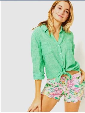 Pulitzer Women's Buttercup Stretch Shorts - sz 8